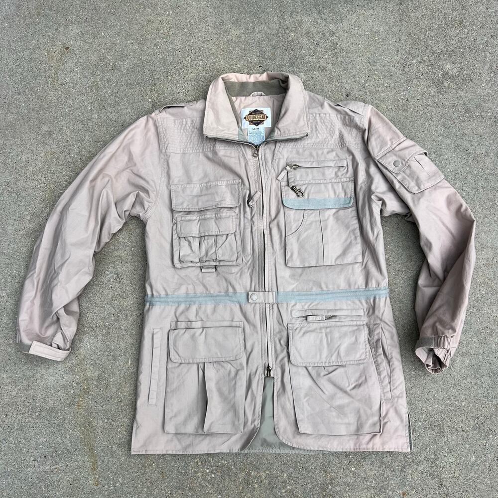 Guide Gear Multi Pocket Safari Adventure Utility Hiking Jacket Gorpcore MEDIUM